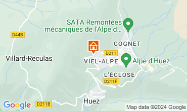 Kaart Alpe d'Huez Appartement 27866