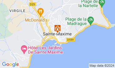 Kaart Sainte Maxime Appartement 87179