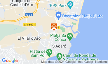 Kaart Playa d'Aro Appartement 127520