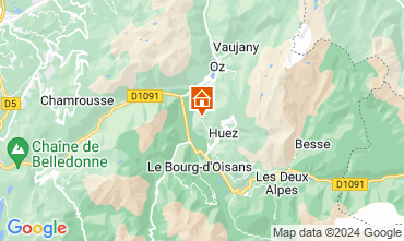 Kaart Alpe d'Huez Chalet 54265