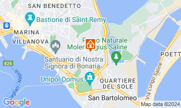 Kaart Cagliari Appartement 127499