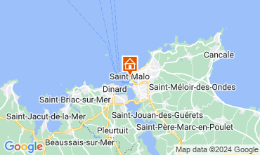 Kaart Saint Malo Appartement 128394