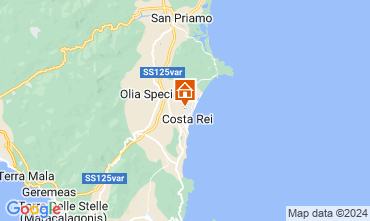 Kaart Costa Rei Villa 128517