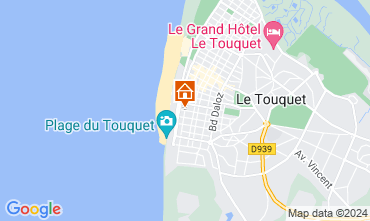 Kaart Le Touquet Studio 120176