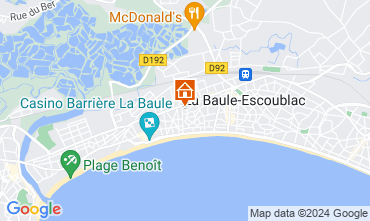 Kaart La Baule Appartement 63595