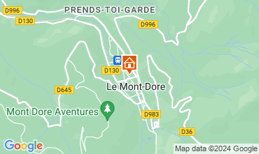 Kaart Le Mont Dore Appartement 91221