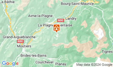 Kaart La Plagne Chalet 50144