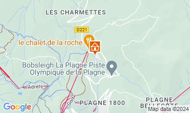 Kaart La Plagne Chalet 50144