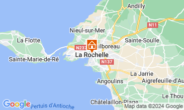 Kaart La Rochelle Huis 26520
