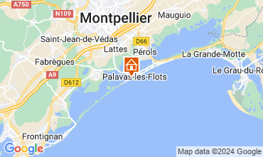 Kaart Montpellier Studio 127468