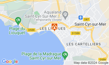 Kaart Saint Cyr sur Mer Appartement 119367