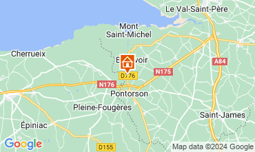 Kaart Mont Saint Michel Vakantiehuis 78311