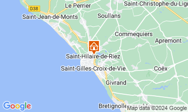 Kaart Saint Hilaire de Riez Huis 18955