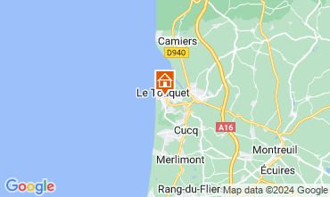 Kaart Le Touquet Appartement 92348