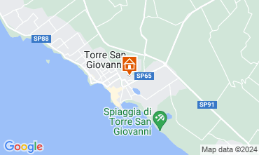 Kaart Ugento - Torre San Giovanni Appartement 94615