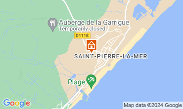 Kaart Saint Pierre la Mer Villa 123317
