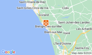 Kaart Bretignolles sur mer Huis 126362