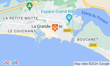 Kaart La Grande Motte Appartement 73714