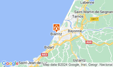 Kaart Biarritz Studio 123305