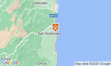 Kaart Sari-Solenzara Villa 120775