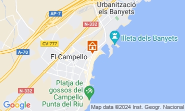 Kaart Alicante Appartement 55110