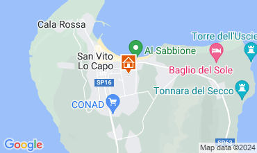 Kaart San Vito lo Capo Appartement 113574