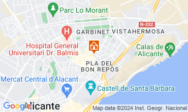 Kaart Alicante Appartement 127719