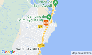 Kaart Saint Aygulf Studio 35438