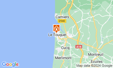 Kaart Le Touquet Appartement 118316