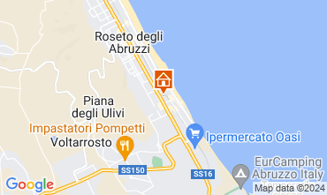 Kaart Roseto degli Abruzzi Appartement 120177