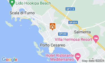 Kaart Porto Cesareo Studio 97449