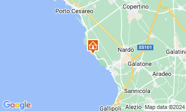 Kaart Porto Cesareo Villa 119267