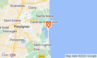 Kaart Canet-en-Roussillon Appartement 123260