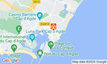 Kaart Cap d'Agde Appartement 112976