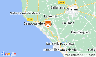 Kaart Saint Jean de Monts Appartement 118671