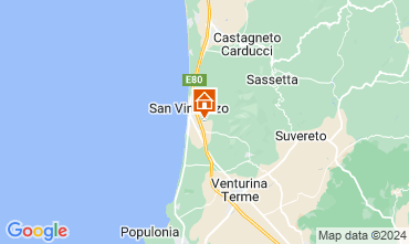 Kaart San Vincenzo Appartement 128561