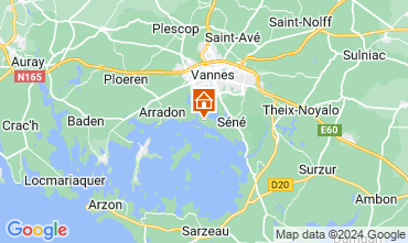 Kaart Vannes Vakantiehuis 107387