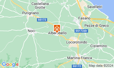 Kaart Alberobello Bijzondere woning 126133