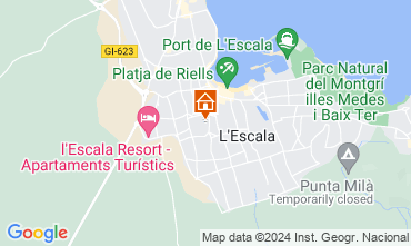 Kaart L'Escala Villa 107579