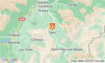 Kaart Vars Chalet 3638