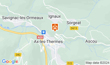 Kaart Ax Les Thermes Huis 65423