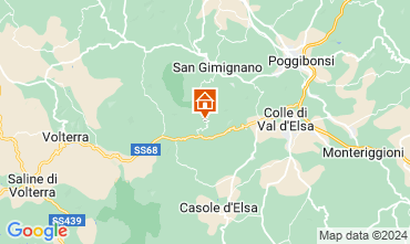 Kaart San Gimignano Appartement 63249