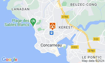 Kaart Concarneau Studio 84656