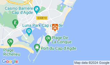 Kaart Cap d'Agde Appartement 33425