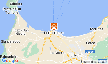 Kaart Porto Torres Appartement 64765