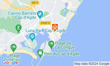 Kaart Cap d'Agde Appartement 111106