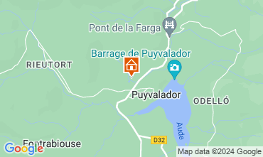 Kaart Puyvalador Chalet 116935