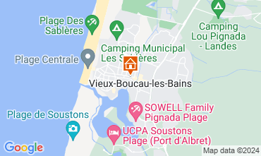 Kaart Vieux Boucau Appartement 54490