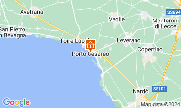 Kaart Porto Cesareo Appartement 121492