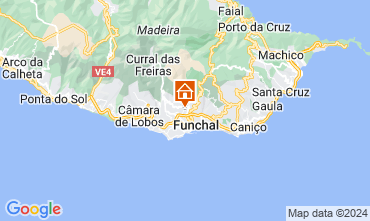 Kaart Funchal Bungalow 57060